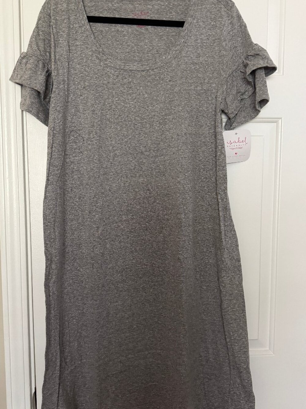 Isabel Maternity by Ingrid & Isabel – Grey Maternity Dress (Size L)